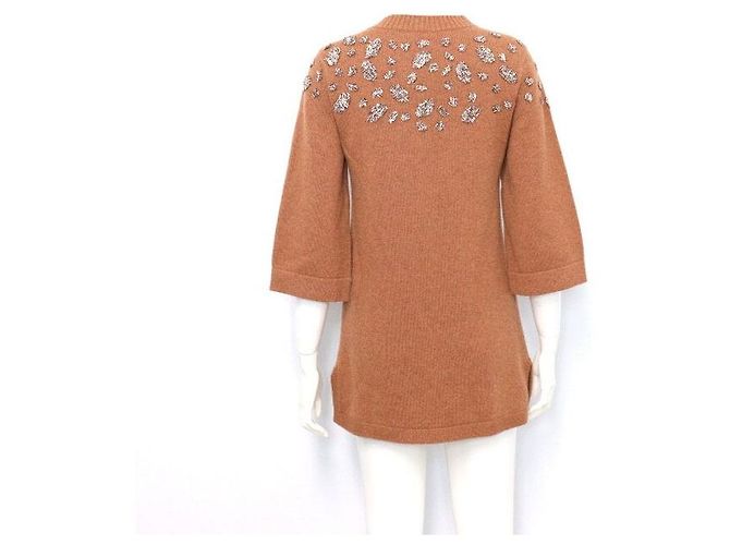 Chanel Suéter túnica de cachemira para mujer Castaño - vista 4