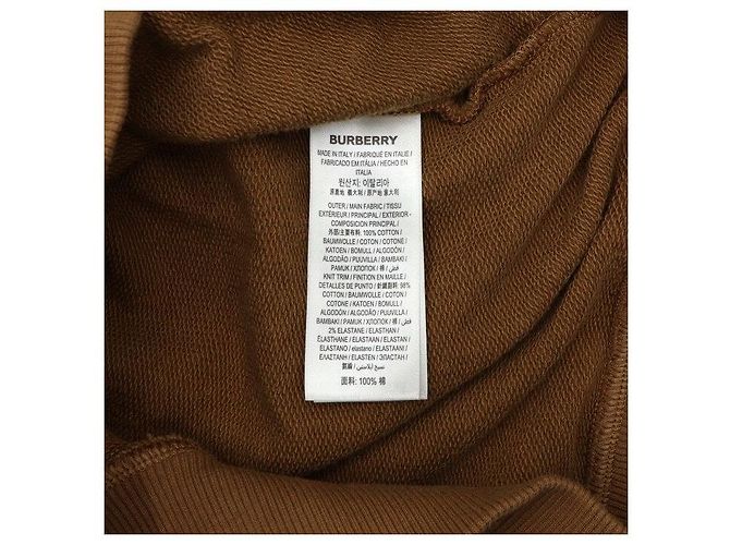 Burberry Giacca con zip e patch logo in cotone per unisex - vista 7