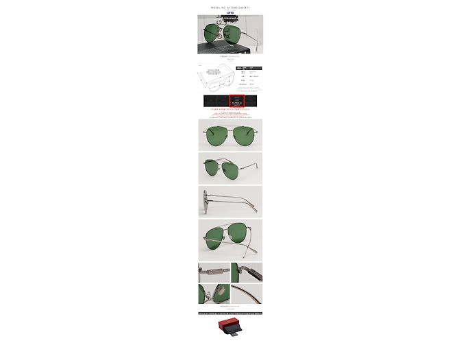 Salvatore Ferragamo Oversize-Sonnenbrille mit Metallgestell, Boeing Doppelsteg, Mode Grün - Ansicht 3
