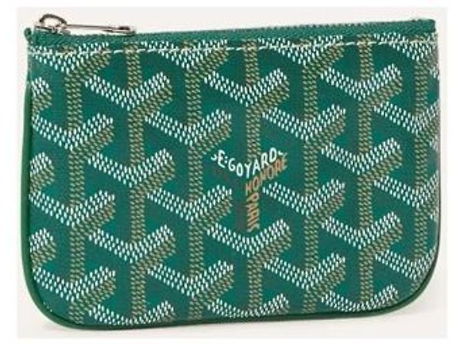 Goyard Pochette Sena Nano Green stamp - vista 4