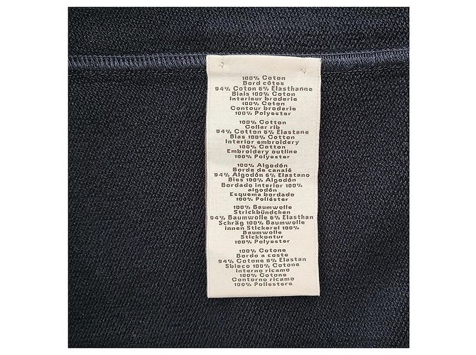 Hermès Pull col rond pour homme Marine Noir - vue 9