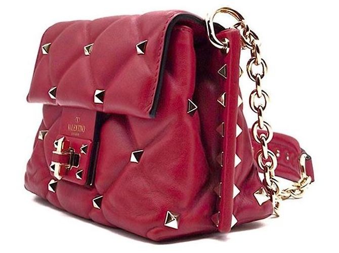 Valentino Rockstud Candy Mini Umhängetasche Rot - Ansicht 2