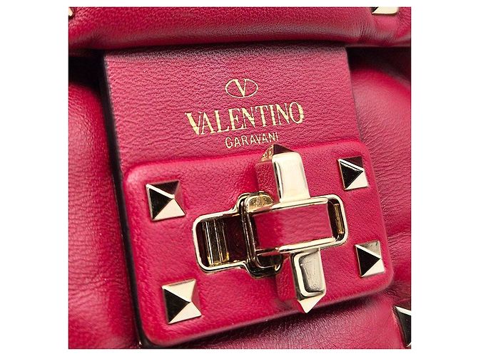 Valentino Rockstud Candy Mini Umhängetasche Rot - Ansicht 8
