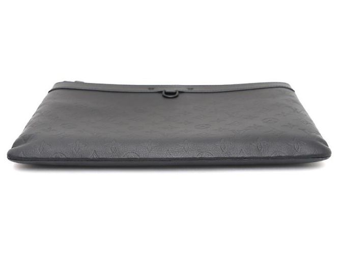 Louis Vuitton Clutch Monogram Shadow Nero - vista 15