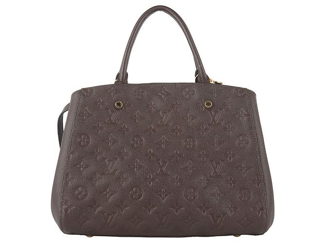 Louis Vuitton Borsa a Spalla Empreinte Montmartre MM Marrone - vista 3