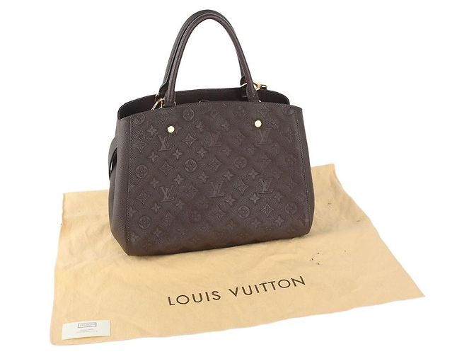 Louis Vuitton Borsa a Spalla Empreinte Montmartre MM Marrone - vista 8