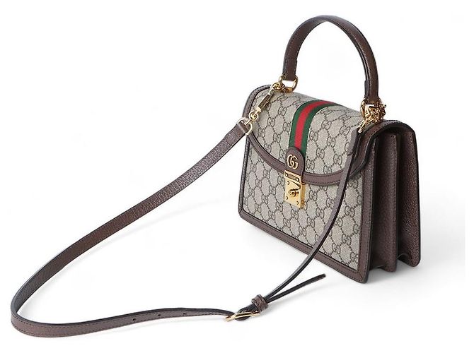 Gucci Piccola borsa a mano con tracolla GG Ophidia Web Multicolore - vista 2
