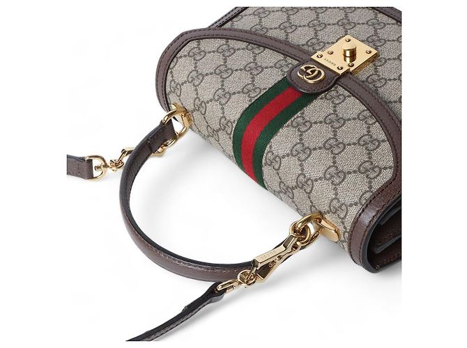 Gucci Piccola borsa a mano con tracolla GG Ophidia Web Multicolore - vista 4