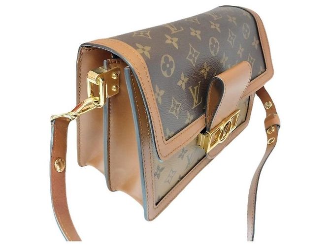 Louis Vuitton Borsa a tracolla Dauphine in tela Monogram MM Multicolore - vista 6
