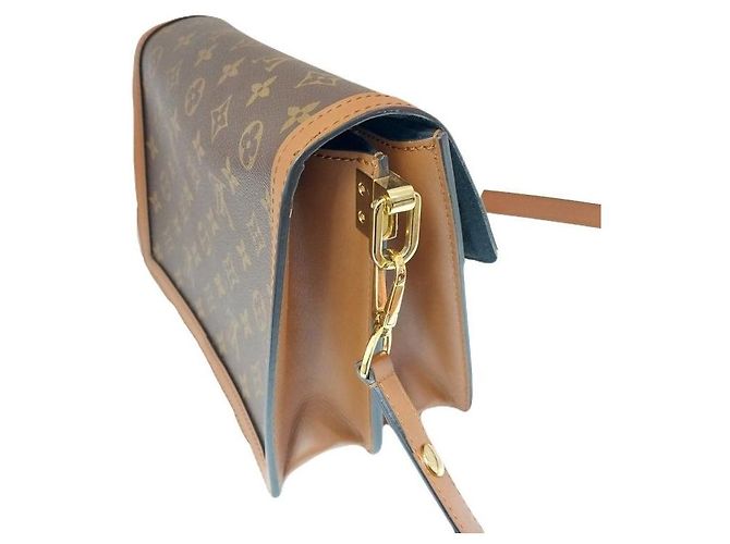 Louis Vuitton Borsa a tracolla Dauphine in tela Monogram MM Multicolore - vista 7