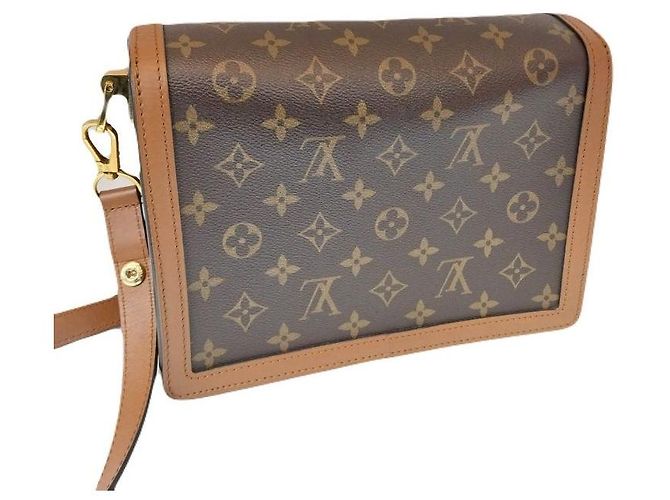 Louis Vuitton Borsa a tracolla Dauphine in tela Monogram MM Multicolore - vista 8