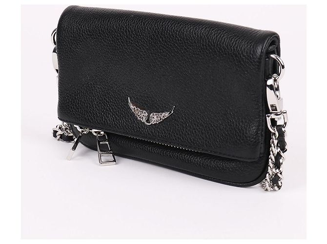 Zadig & Voltaire Borsa a tracolla Black Rock Nano Swing Nero - vista 3