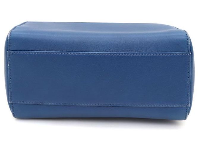 Borsa Tote e Borsa a Spalla Fendi Peekaboo Mini Blu - vista 6