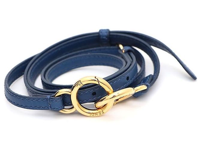 Borsa Tote e Borsa a Spalla Fendi Peekaboo Mini Blu - vista 8