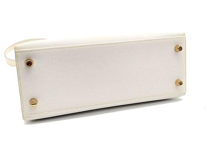 Hermès Outstitch Sellier Kelly Bianco - vista 7