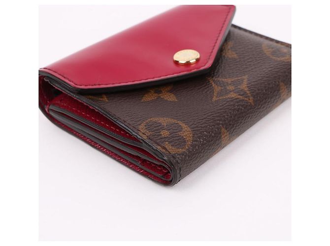 Louis Vuitton Cartera Zoe Fuchsia Cartera Compacta Rosa - vista 8