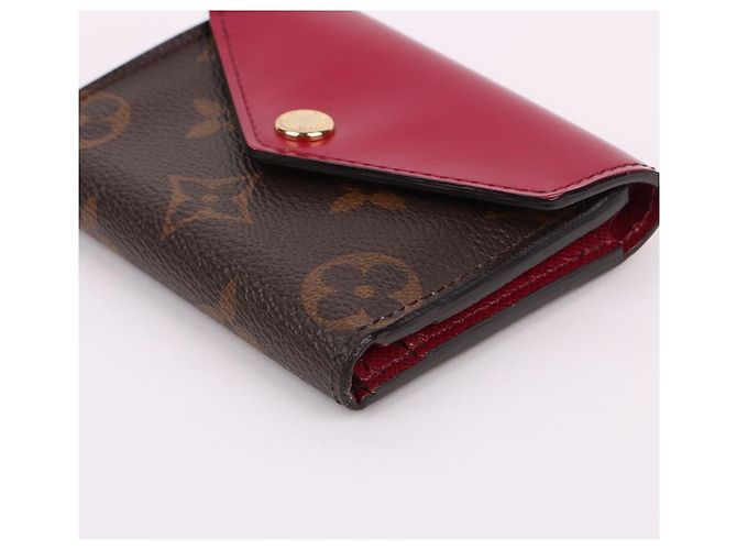 Louis Vuitton Cartera Zoe Fuchsia Cartera Compacta Rosa - vista 9