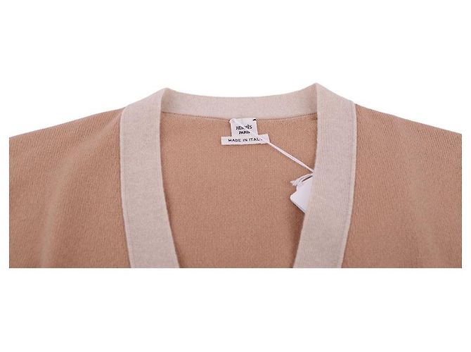 Hermès Langarm-Cardigan für Damen Braun - Ansicht 10
