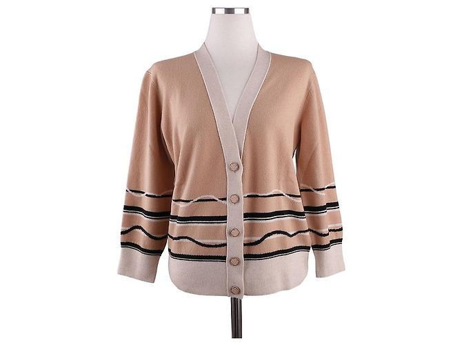 Hermès Langarm-Cardigan für Damen Braun - Ansicht 13
