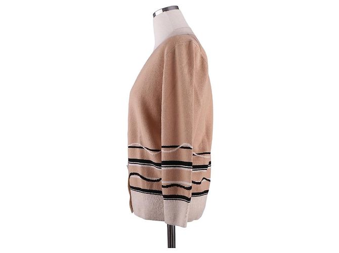 Hermès Langarm-Cardigan für Damen Braun - Ansicht 14