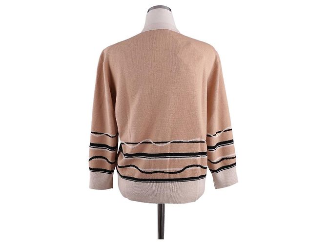 Hermès Langarm-Cardigan für Damen Braun - Ansicht 15