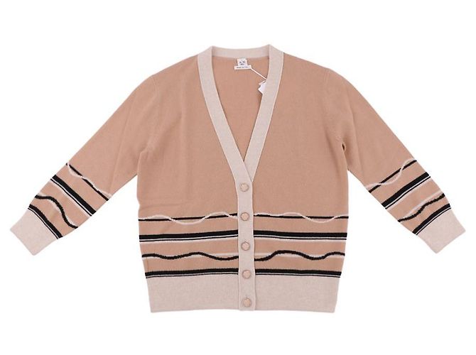 Hermès Langarm-Cardigan für Damen Braun - Ansicht 9