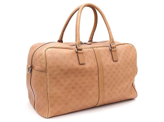 Borsa Boston e Borsa Tote Salvatore Ferragamo Marrone - vista 2