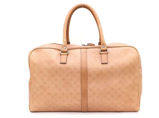 Borsa Boston e Borsa Tote Salvatore Ferragamo Marrone - vista 3