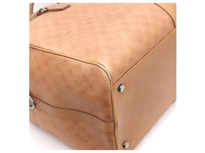 Borsa Boston e Borsa Tote Salvatore Ferragamo Marrone - vista 6