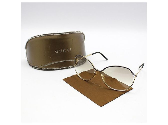 Gucci Oversized-Sonnenbrille mit GG-Logo Schwarz - Ansicht 2