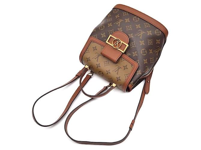 Louis Vuitton Monogram Dolphin Rucksack PM Braun - Ansicht 4