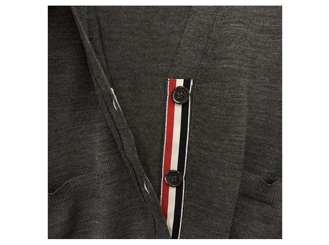 Thom Browne Wollstrickjacke für Damen mit Armband Braun - Ansicht 9