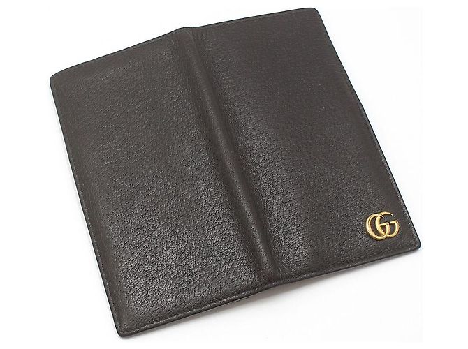 Gucci Dark Brown Leather GG Marmont ID Wallet - view 5