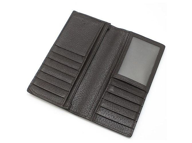 Gucci Dark Brown Leather GG Marmont ID Wallet - view 7
