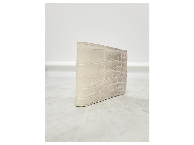 Louis Vuitton Exotic Alligator Multiple Wallet Compact Wallet White - view 3