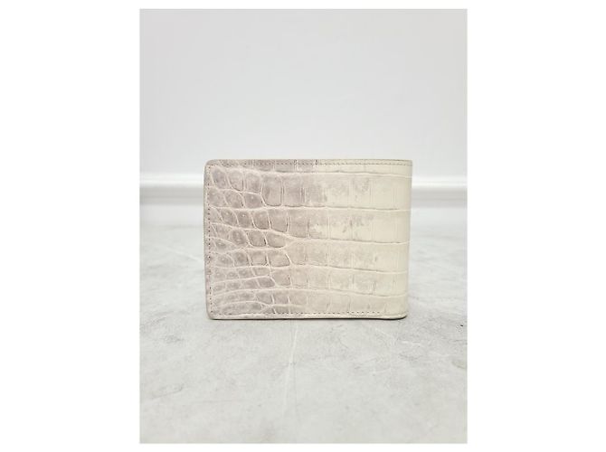 Louis Vuitton Exotic Alligator Multiple Wallet Compact Wallet White - view 5