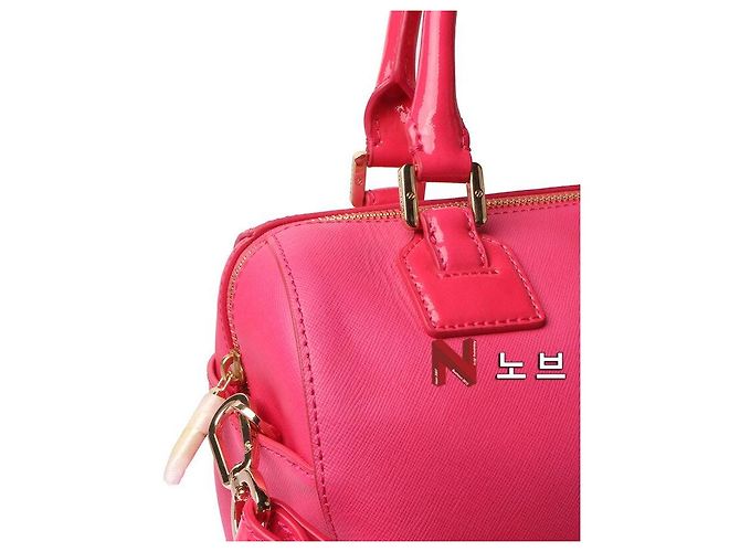 Tory Burch Borsa a spalla quadrata Saffiano Robinson Rosa - vista 4