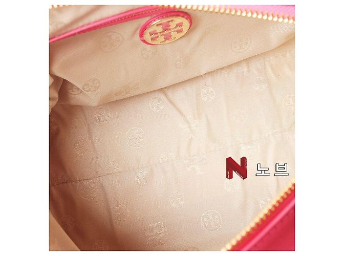 Tory Burch Borsa a spalla quadrata Saffiano Robinson Rosa - vista 7