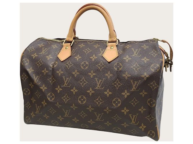 Louis Vuitton Monogram Canvas Speedy Tote Bag Braun - Ansicht 2