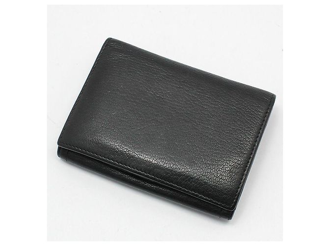 Givenchy Portafoglio Pandora in pelle nera con logo argento Nero - vista 4
