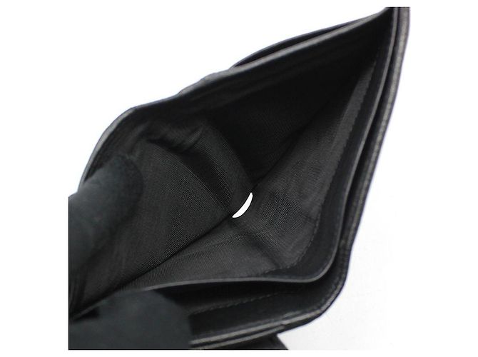 Givenchy Portafoglio Pandora in pelle nera con logo argento Nero - vista 8