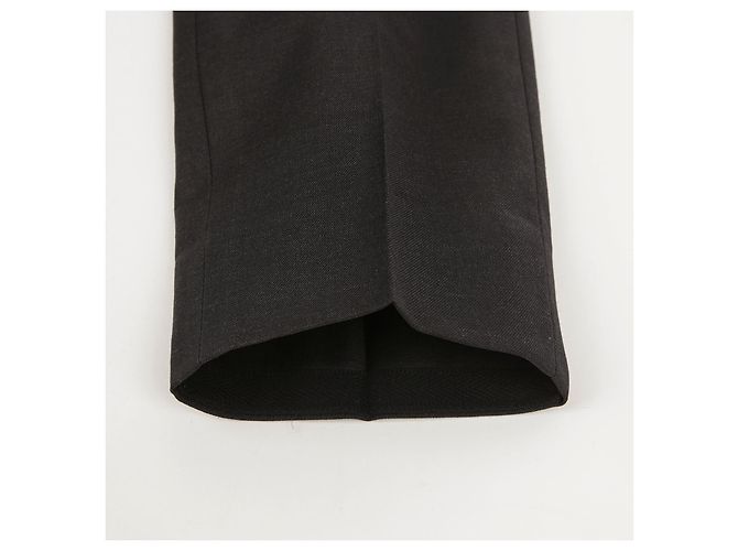 Gucci Conjunto de fato de corte reto em lã cinzenta Marrom - vista 19