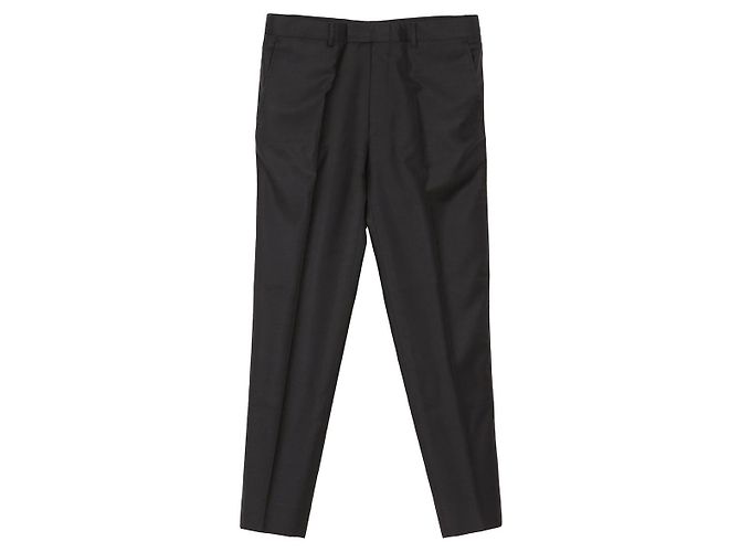 Gucci Conjunto de fato de corte reto em lã cinzenta Marrom - vista 3
