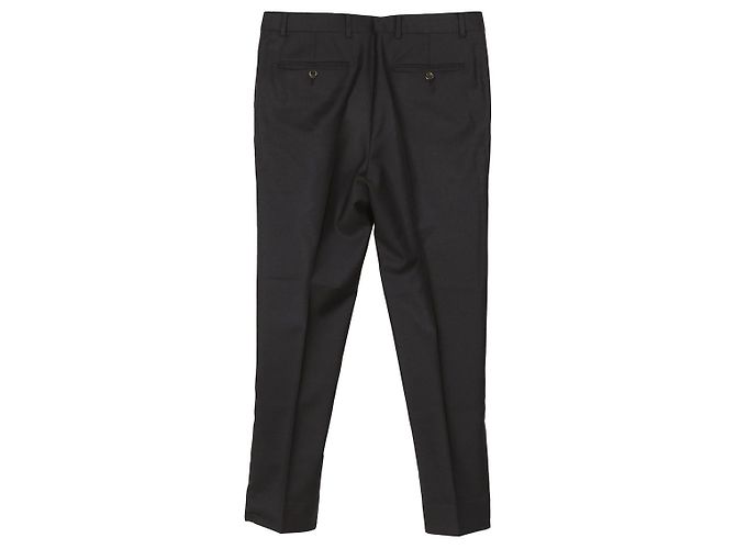 Gucci Conjunto de fato de corte reto em lã cinzenta Marrom - vista 4