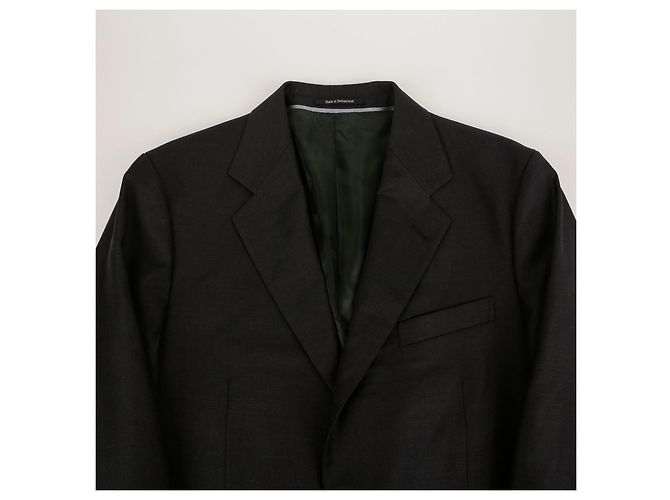 Gucci Conjunto de fato de corte reto em lã cinzenta Marrom - vista 5