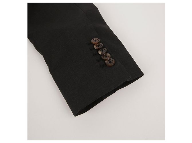 Gucci Conjunto de fato de corte reto em lã cinzenta Marrom - vista 8