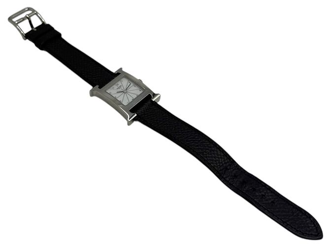 Hermès Schwarze Damenuhr Appsong Silber - Ansicht 3