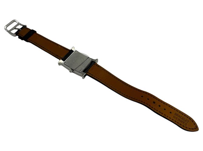 Hermès Schwarze Damenuhr Appsong Silber - Ansicht 4