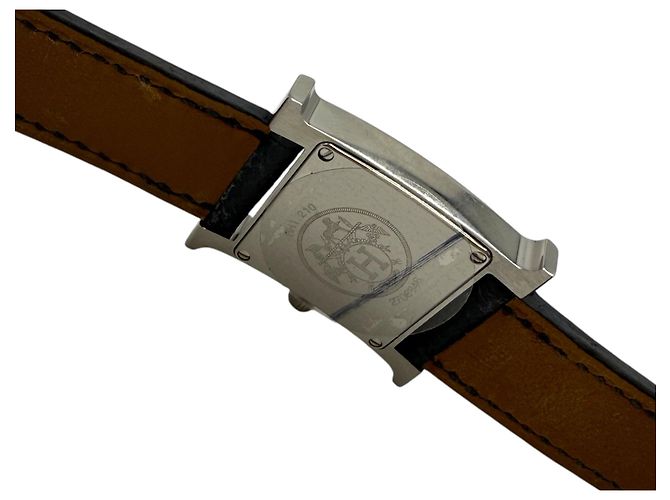 Hermès Schwarze Damenuhr Appsong Silber - Ansicht 5