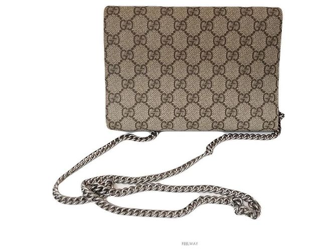 Gucci Mini borsa a tracolla Dionysus con catena Marrone - vista 2